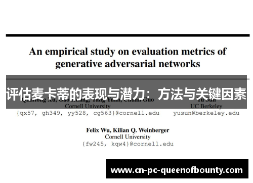 评估麦卡蒂的表现与潜力:方法与关键因素 评估麦卡蒂的表现与潜力:方法与关键因素